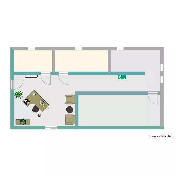 plan ergonomie examen juin. Plan de 3  et 70 m²