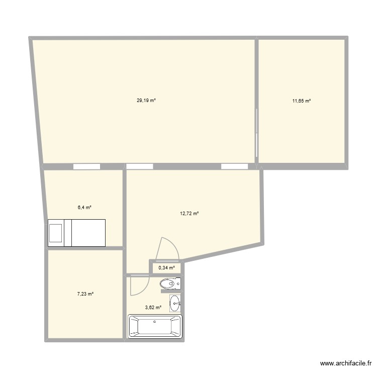 autre. Plan de 0 pièce et 0 m2
