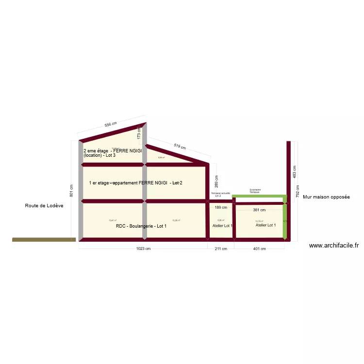 terasse montpel montpel. Plan de 