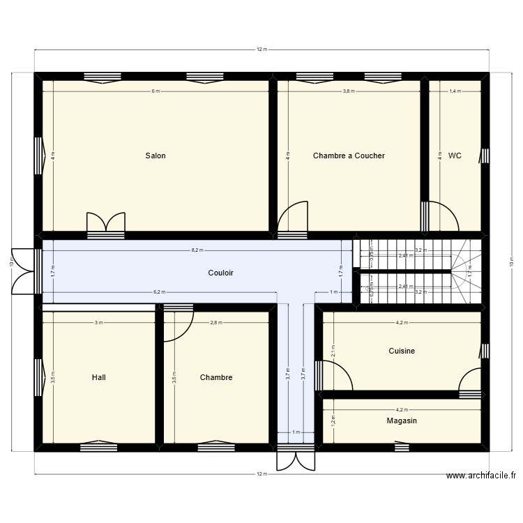 plan de client 49 74 62 95. Plan de 9 pièces et 102 m2