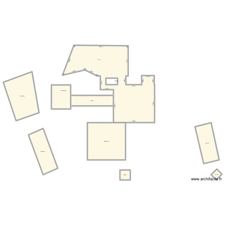 lyc&eacute;e. Plan de 0 pièce et 0 m2