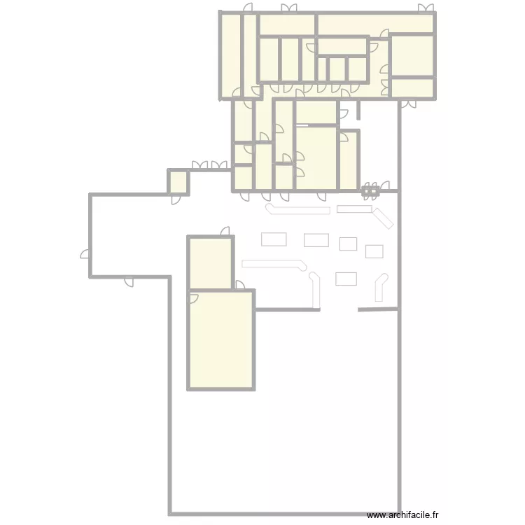 Airbus. Plan de 26  et 292 m²