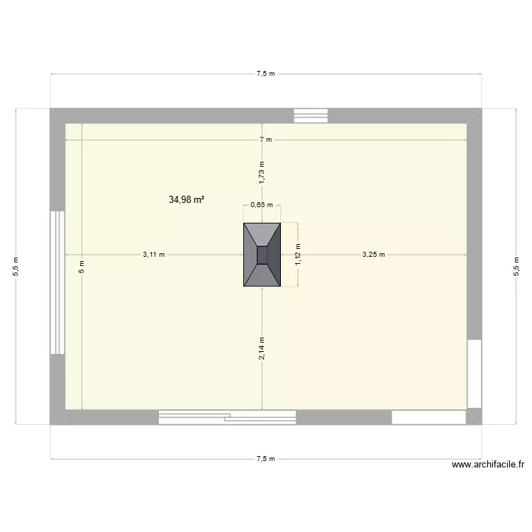 salle a manger. Plan de 1 et 35 m² salle a manger. Plan de 1 et 35 m²
