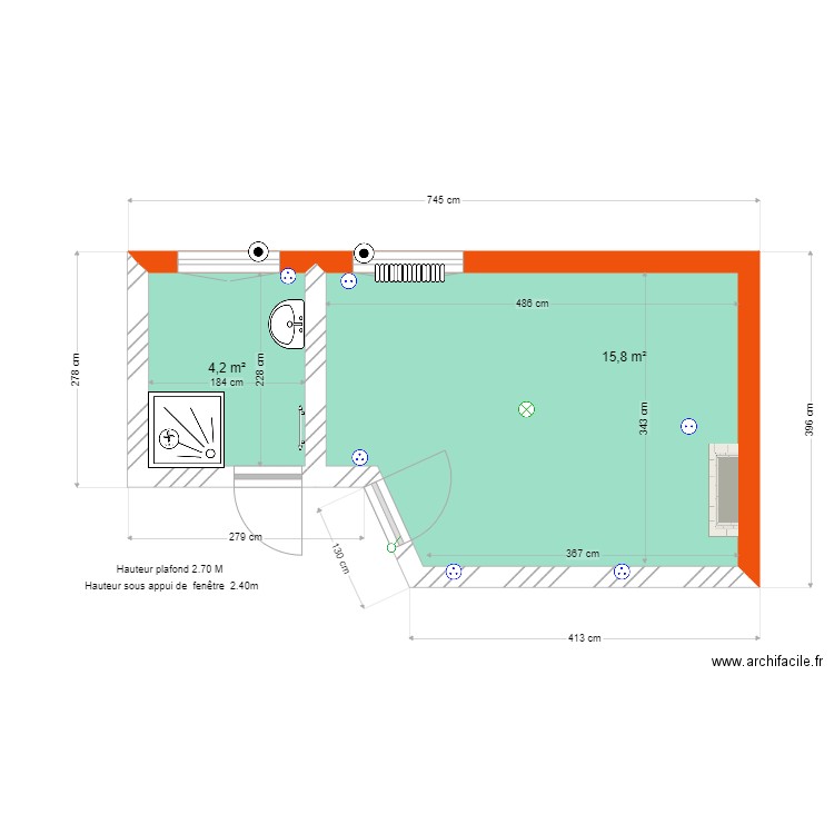 Guerrin . Plan de 0 pièce et 0 m2