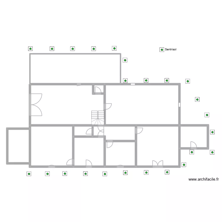DUBLANC. Plan de 12  et 278 m²
