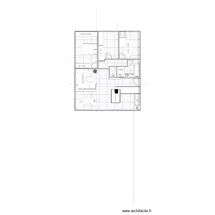 mesures plan vide. Plan de 7  et 81 m²