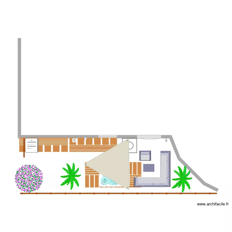 jardin theo. Plan de 