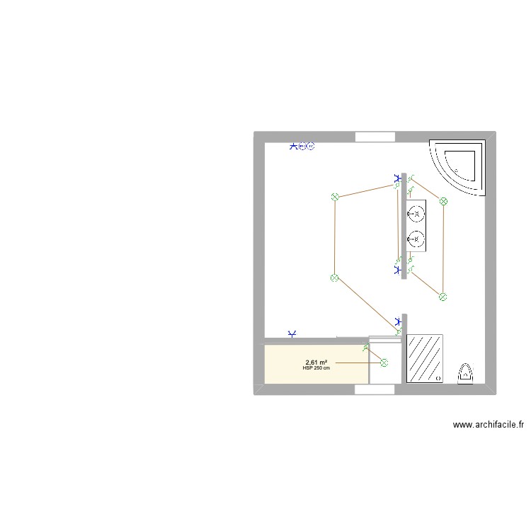 1er etage elec 2. Plan de 0 pièce et 0 m2