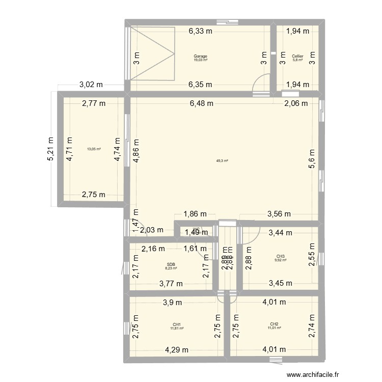 plan 2. Plan de 0 pièce et 0 m2 plan 2. Plan de 0 pièce et 0 m2