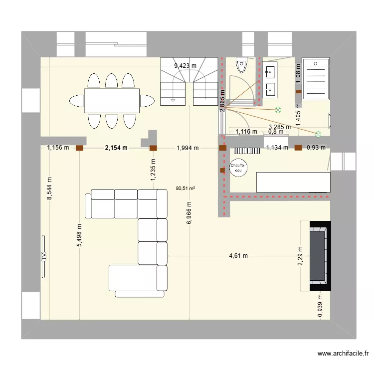 salon salle de bain 4. Plan de 1 pièce et 81 m² salon salle de bain 4. Plan de 1 pièce et 81 m²