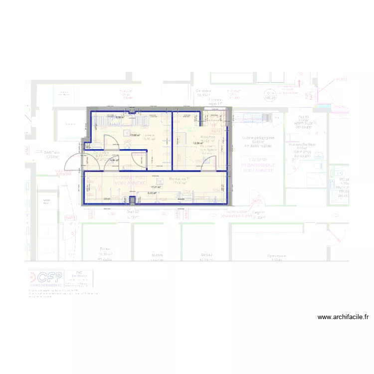 IME LES OLIVIERS. Plan de 6  et 49 m²