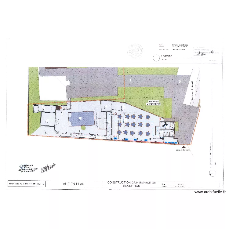 Plan d'implantation Millenium V2. Plan de Plan d'implantation Millenium V2. Plan de