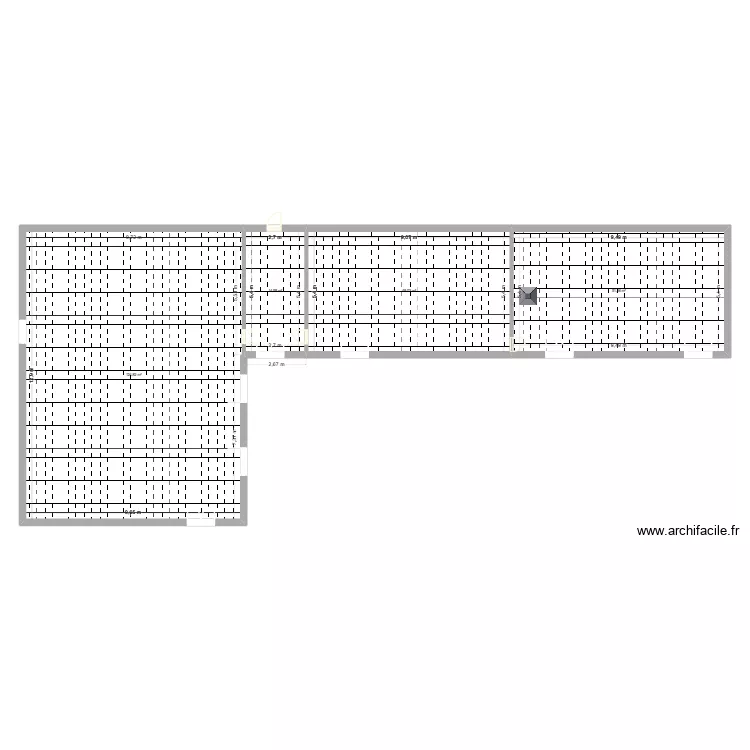 maison. Plan de 4  et 240 m²