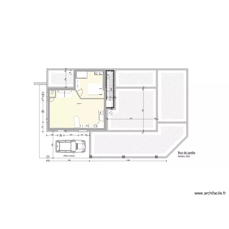 TEST1. Plan de 1  et 50 m²