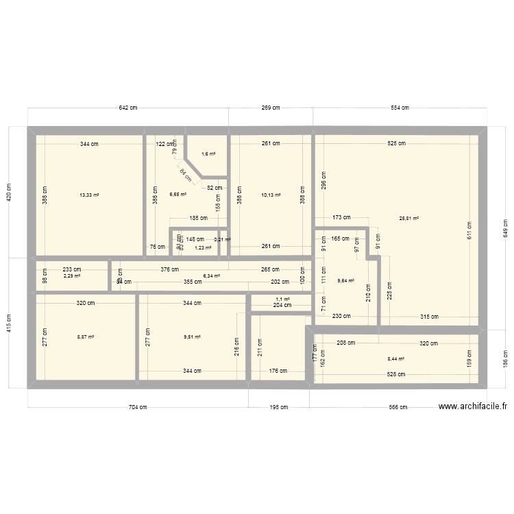 Maison. Plan de 0 pièce et 0 m2