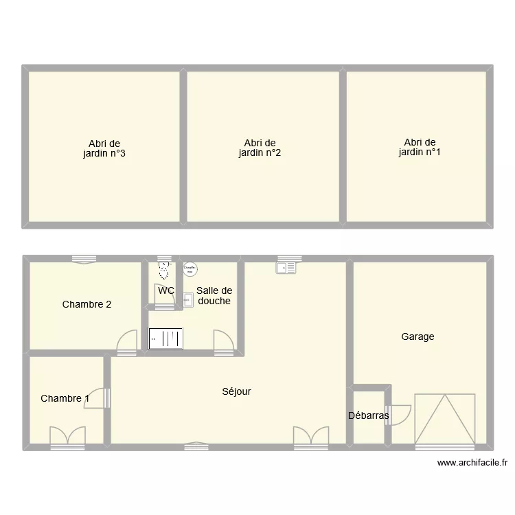fonelleis appart. Plan de 10 Pièces et 233 m²