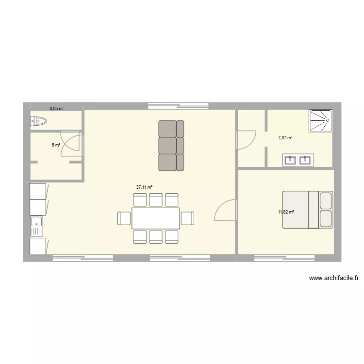 GARGE. Plan de 5 et 62 m² GARGE. Plan de 5 et 62 m²