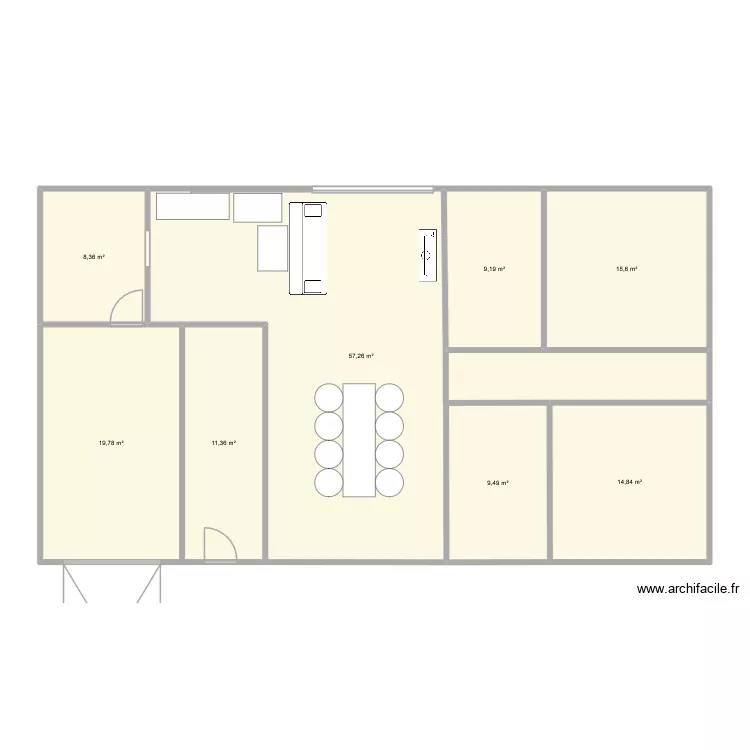 vestikilo. Plan de 8 et 146 m² vestikilo. Plan de 8 et 146 m²