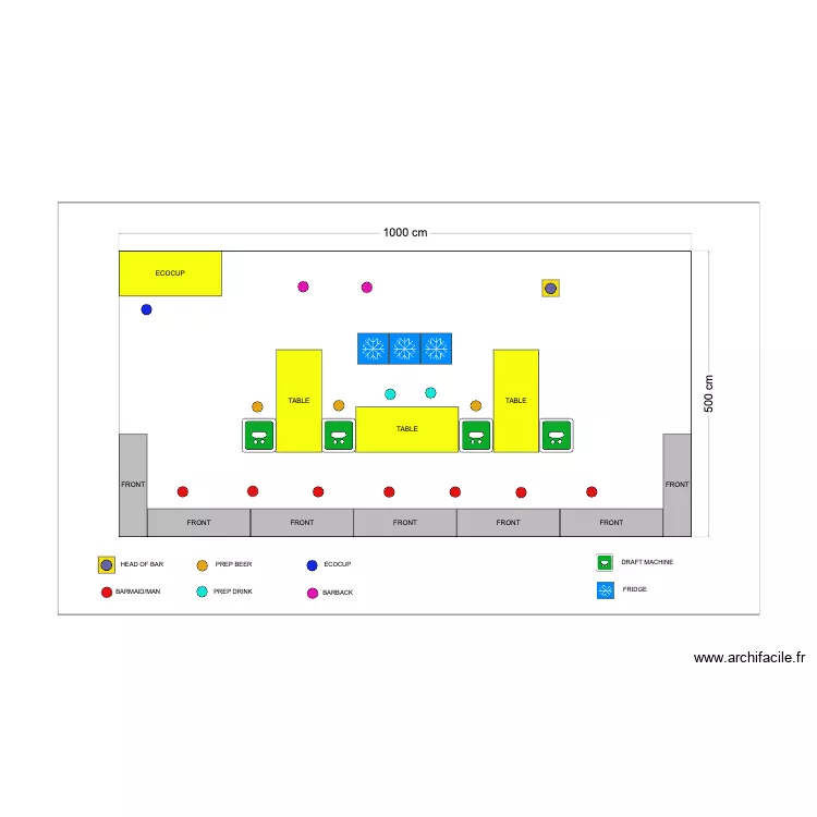 BAR 10M SAO PAULO. Plan de BAR 10M SAO PAULO. Plan de