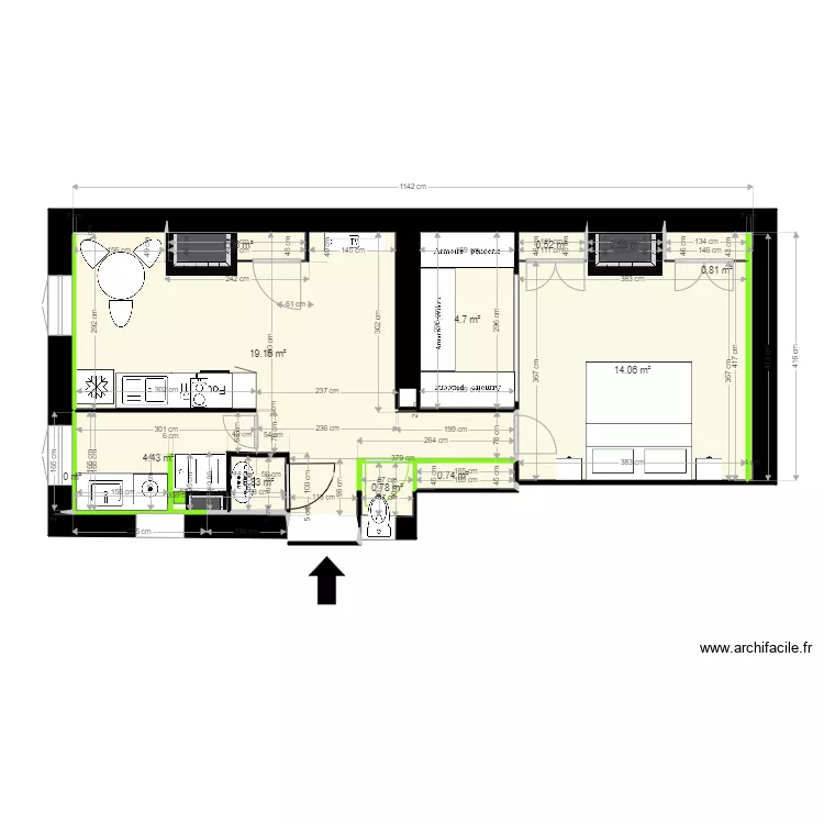 48 Moli&egrave;re projet v3. Plan de 