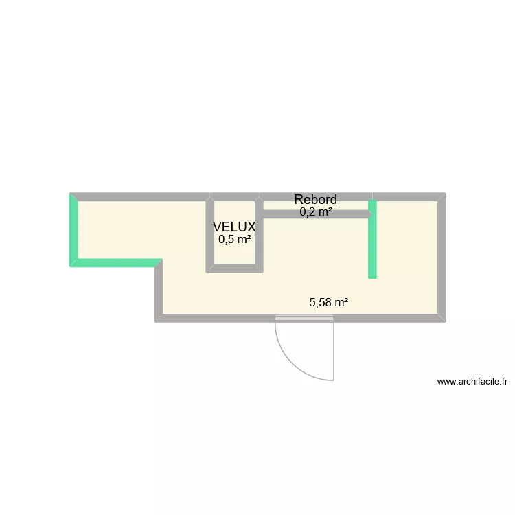 plan3. Plan de 3 et 6 m² plan3. Plan de 3 et 6 m²