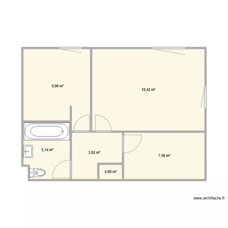 réseau johnny. Plan de 6 et 46 m² réseau johnny. Plan de 6 et 46 m²