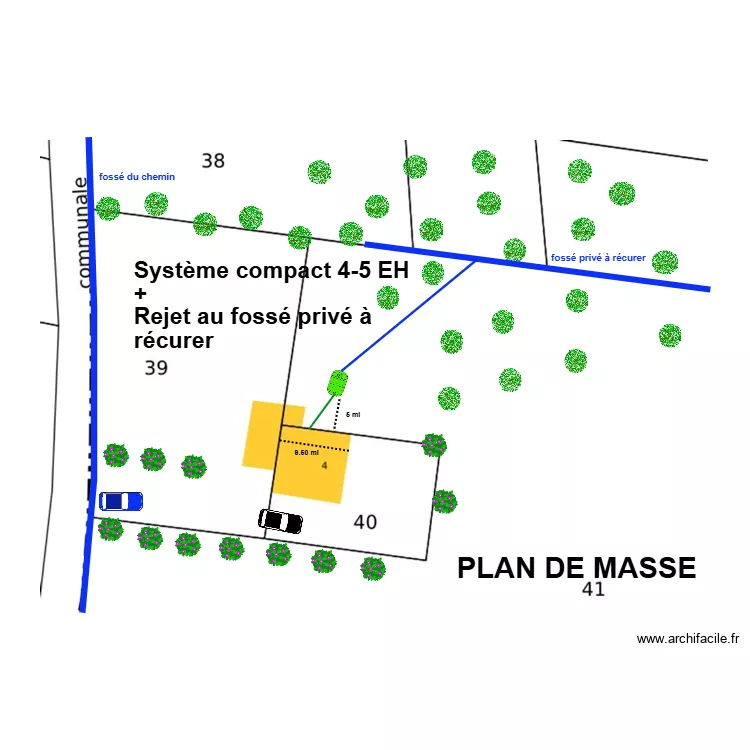 Denat Camille. Plan de 