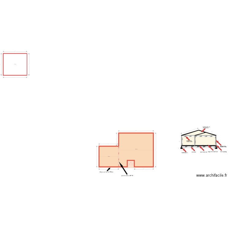 plan tech st germain. Plan de 7 pièces et 216 m2