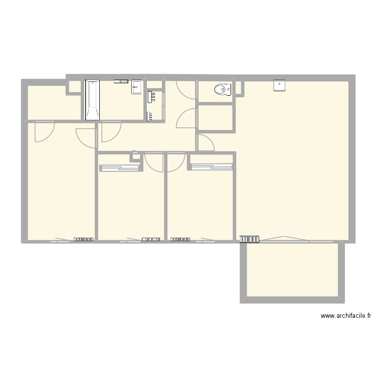 PLAN n3 DE BASE 29 11 25. Plan de 15 pièces et 91 m2