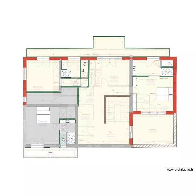 Arroka &eacute;tage v.4. Plan de 