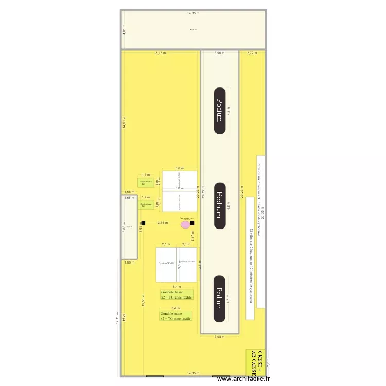 Mondo Lattes 2. Plan de 4 Pièces et 557 m² Mondo Lattes 2. Plan de 4 Pièces et 557 m²