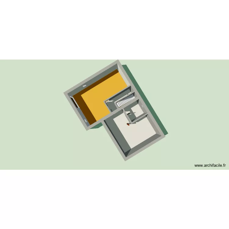 sous-sol. Plan de 5  et 115 m²