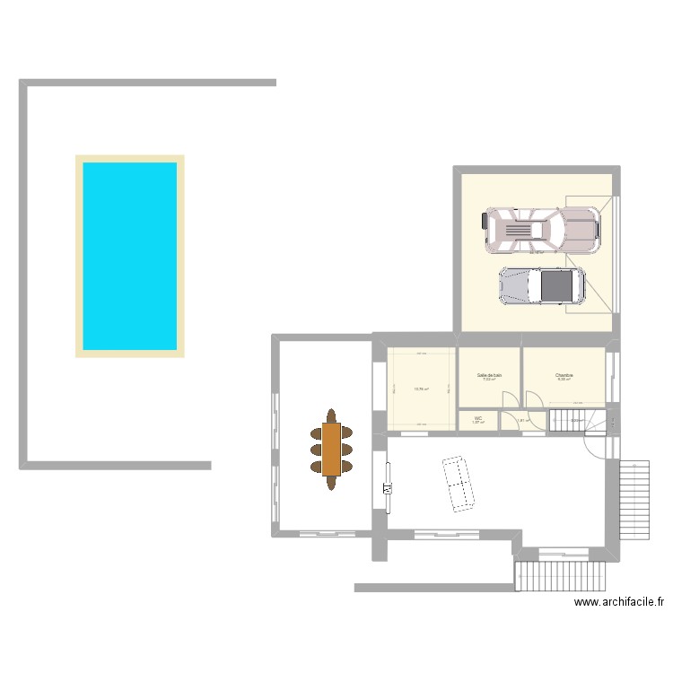 MAISON V3. Plan de 29 pièces et 331 m2