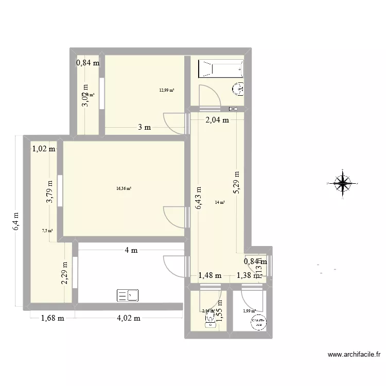 judaca - r&eacute;publique. Plan de 