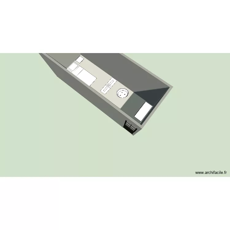 chambres. Plan de 1 et 12 m² chambres. Plan de 1 et 12 m²