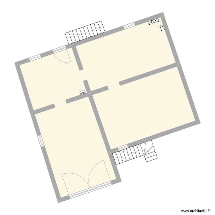 FI0215AL. Plan de 1 pièce et 81 m2