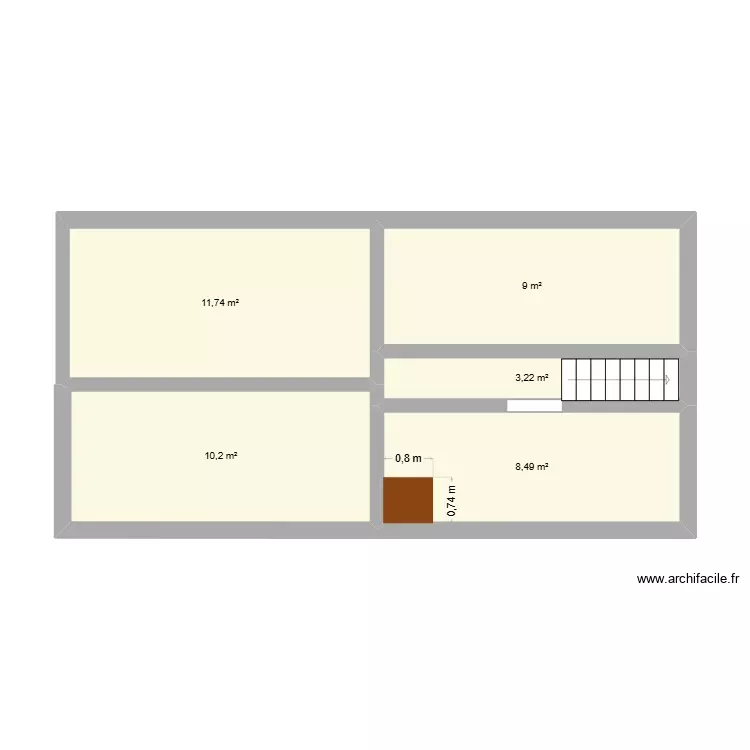 Malaunay2. Plan de 5 Pièces et 43 m² Malaunay2. Plan de 5 Pièces et 43 m²