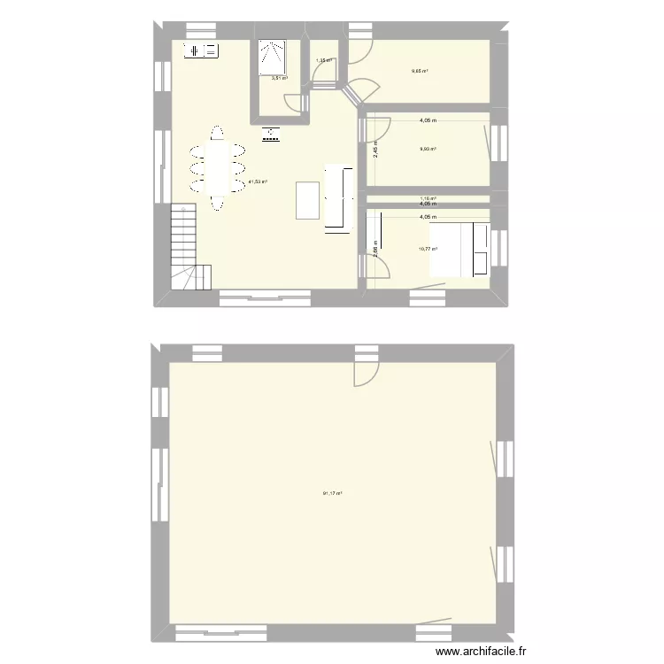 Plan Houas et Marthe. Plan de 8 et 169 m² Plan Houas et Marthe. Plan de 8 et 169 m²