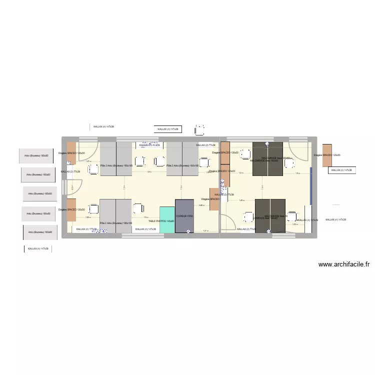 VELAINE v03. Plan de 2 et 62 m² VELAINE v03. Plan de 2 et 62 m²