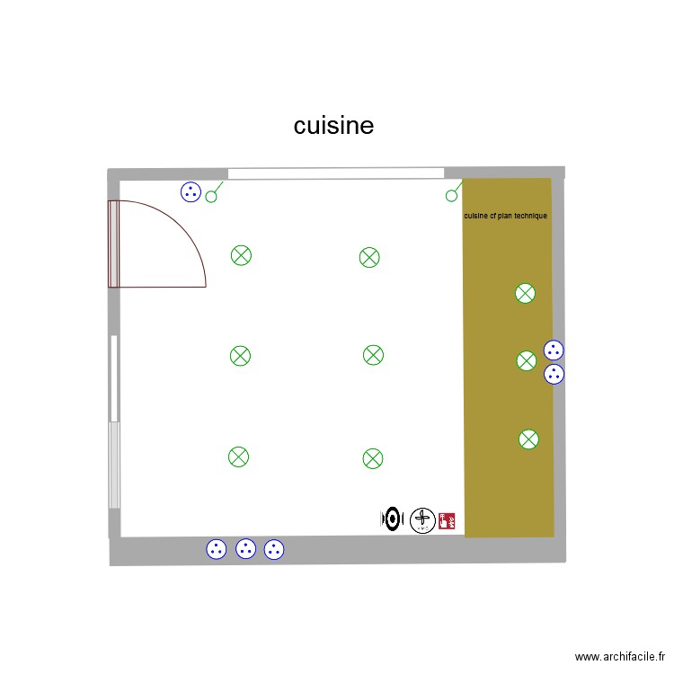 cuisine. Plan de 0 pièce et 0 m2