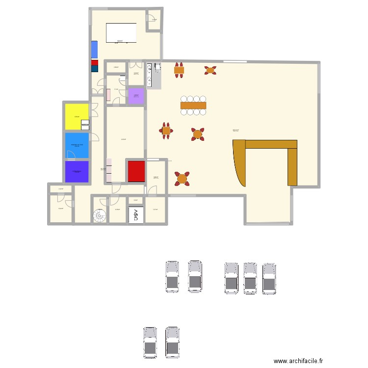 plan maison nivon. Plan de 20 pièces et 513 m2