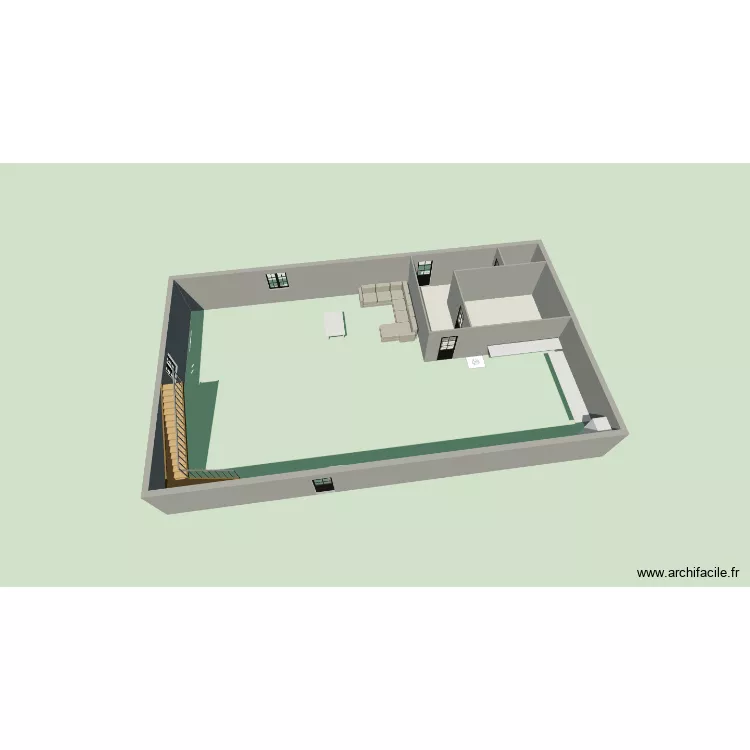 plan vincent. Plan de 3  et 32 m²