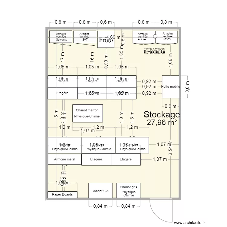Stockage 28 m2 Vdef. Plan de 1 et 28 m² Stockage 28 m2 Vdef. Plan de 1 et 28 m²