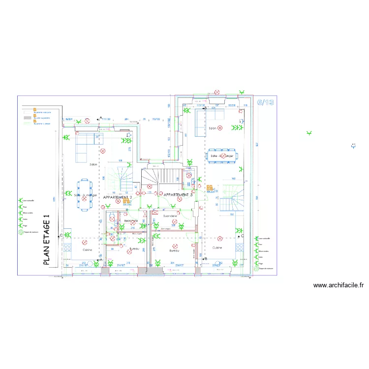 DECOLLE Denis - &eacute;tage 1. Plan de 