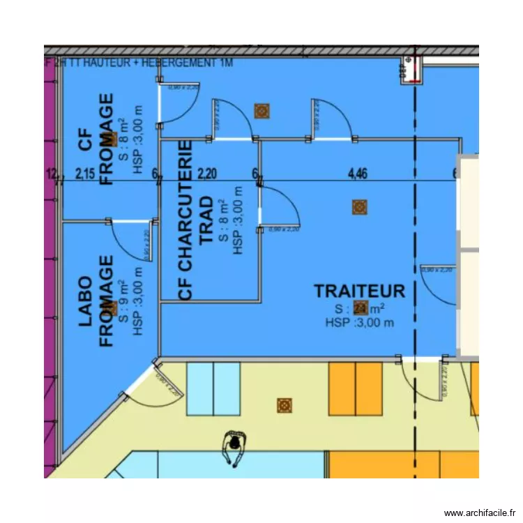 Algrange CTT. Plan de 