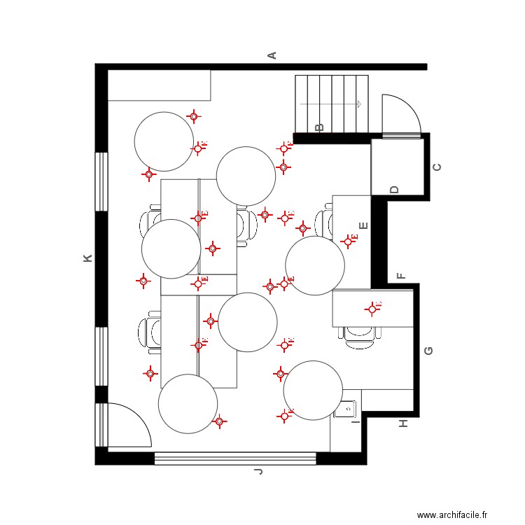 Grondin électrique. Plan de 0 pièce et 0 m2