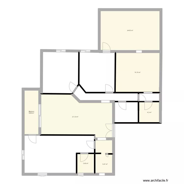 maison hamed. Plan de 