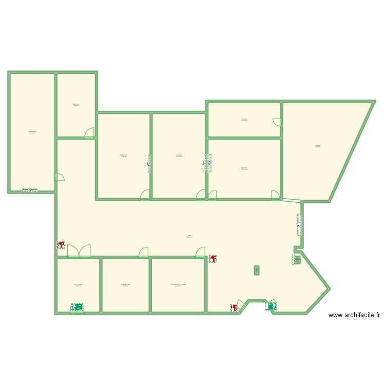 Plan EDNH. Plan de 0 pièce et 0 m2