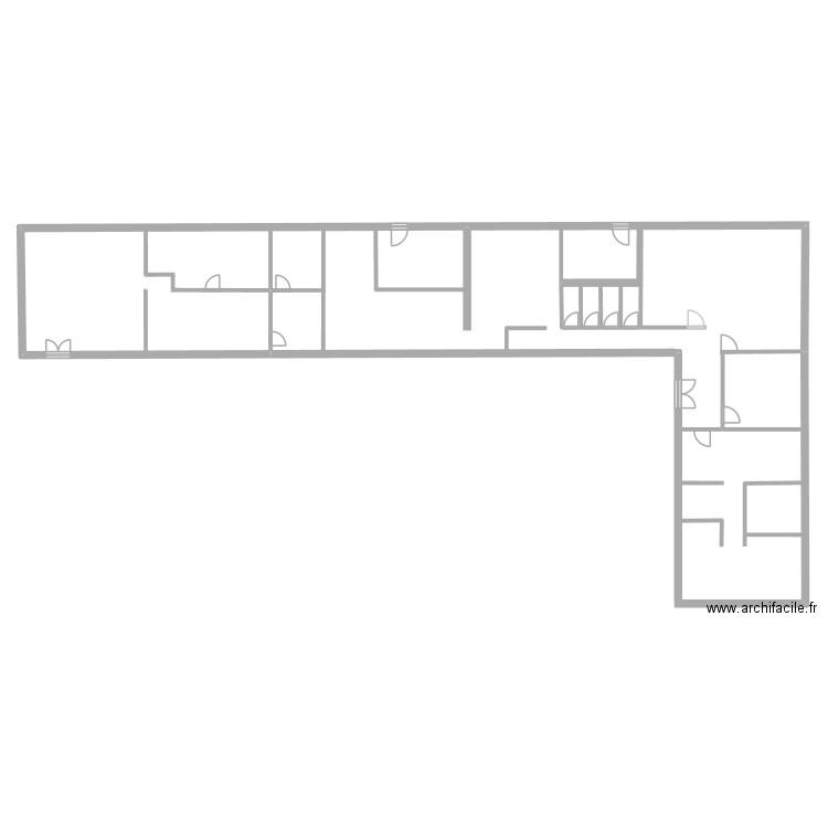 Plan bâtiment brigade voie SM st Germain. Plan de 0 pièce et 0 m2