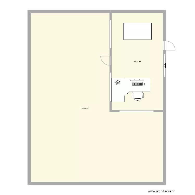 handi drive. Plan de 2  et 168 m²